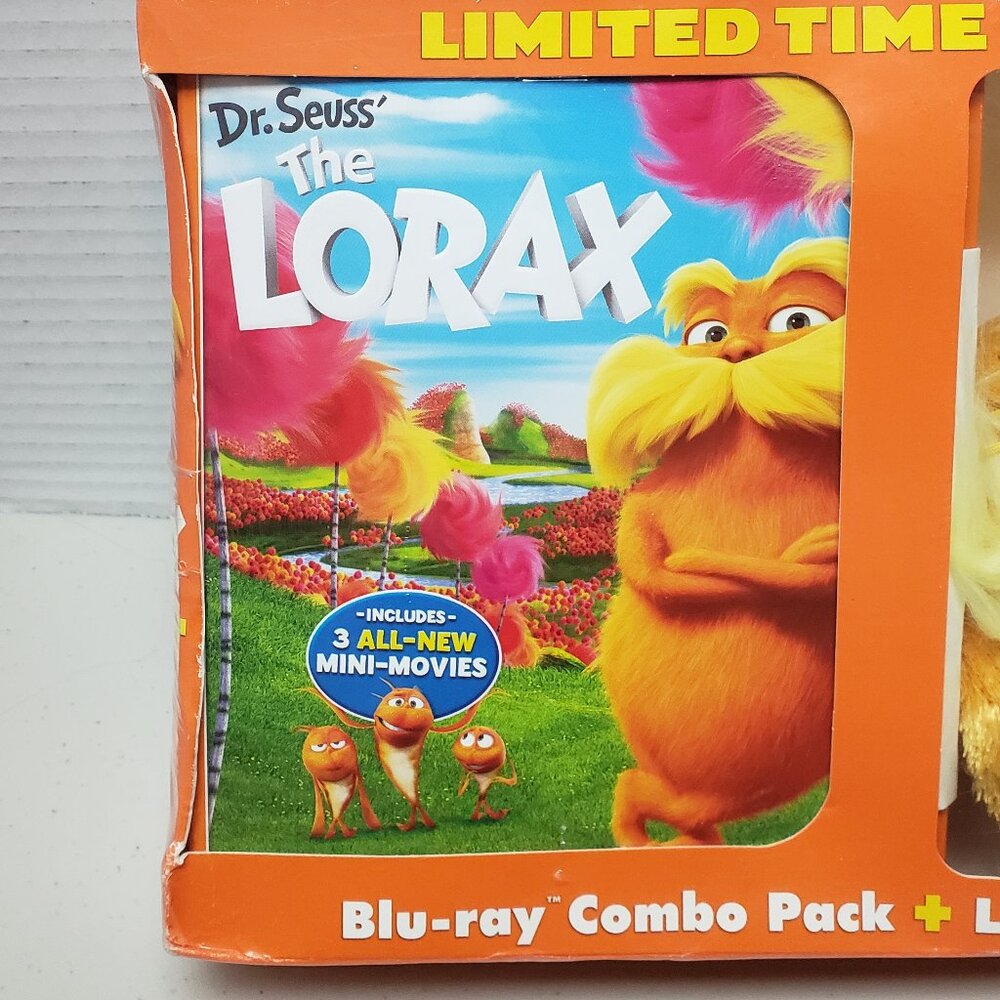Dr. Seuss' The Lorax Blu-Ray Combo Pack Gift Set with Plush - Picture 2 of 5